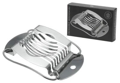 Produktbild von Eierschneider Edelstahl 15x9,5cm Eierteiler Zerkleinerer Scheibenschneider
