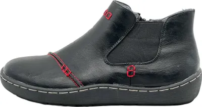 Produktbild von Venustein Damen Stiefeletten Plateau Boots Winterschuhe Gefüttert Reißverschluss 9619, Schwarz, Größe 37
