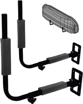 Produktbild von FISCHER Wandhalterung schwenkbar für Dachboxen bis 52 cm Höhe, 40 kg Traglast, 320-520 mm Abstand, Kratzschutz