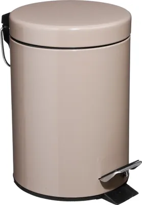 Produktbild von 5Five Treteimer - taupe - Metall - 3L - 17 x 25 cm - Toilette