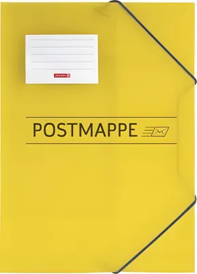 Produktbild von BRUNNEN Eckspanner Postmappe DIN A4 gelb