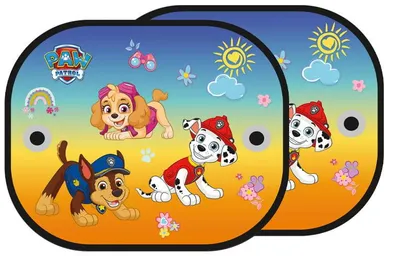 Obrázek produktu pro Sluneční clona Paw Patrol, žlutá – 2 ks