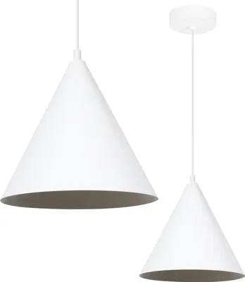 Obrázek produktu pro Závěsná lampa Soho bílá 1 světlo 25cm E27