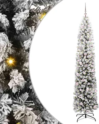 Obrázok produktu pre vidaXL Umelý vianočný stromček s 300 LED diódami so stojanom Zelený 210 cm
