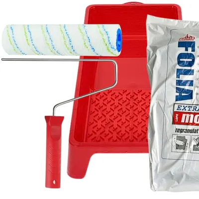 Produktbild von Painto Komplett-Malset 4-teilig mit Farbwanne Mikrofaserwalze