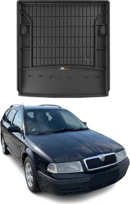 Productafbeelding van OMAC rubberen bagagerek voor Skoda Octavia Combi, modeljaren 1996-2010, TPE-laadruimbeschermer