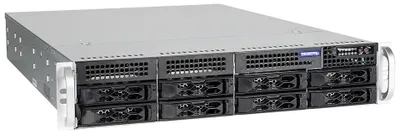 Productafbeelding van bluechip SERVERline R42317s, 2 HE rackserver, AMD EPYC™ 9124 processor / tot 3.70 GHz, 32 GB DDR5 geheugen, 2 x 960 GB SSD, Broadcom 9520-8i, TPM-module, 2 x 10 Gb/s Ethernet