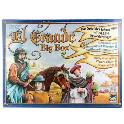 Produktbild von Hans im Glück Familienspiel Strategiespiel El Grande Big Box 48248