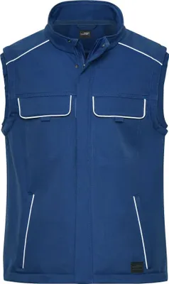 Produktbild von Workwear Softshell Vest - SOLID - dark-royal, Gr. XS