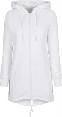 Produktbild von Build Your Brand BY148 | Damen Jacke Sweat Parka - Farbe: White - Größe: M