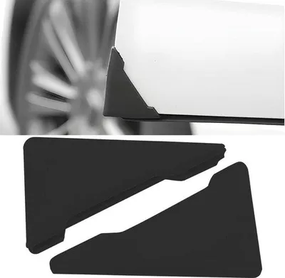 Produktbild von Krasbeständiger Autotürschutz schwarz 2-teilig