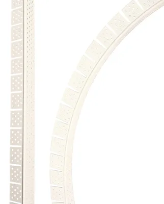 Produktbild von ProfileXXL PVC Eckwinkel, Eckprofil, Rund, Kantenschutz flexibel Trockenbau 2,5m Weiß 32 x 32mm Runde Kante für Bogen