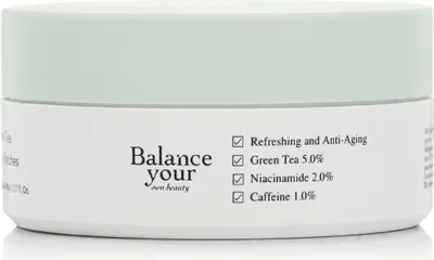Immagine prodotto di Ondo Beauty 36.5 BAN-JJAK Cerotti per gli occhi con caffeina e tè verde antiossidante 90 ml