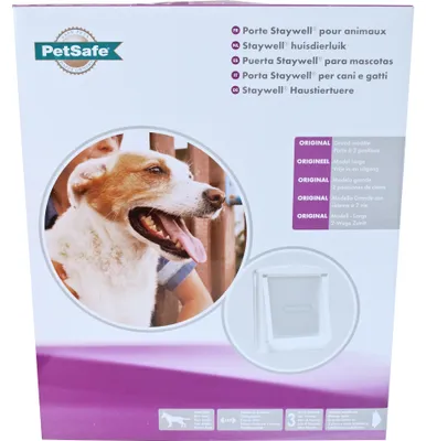 Productafbeelding van Petsafe Huisdierdeur Wit/Transparant 760