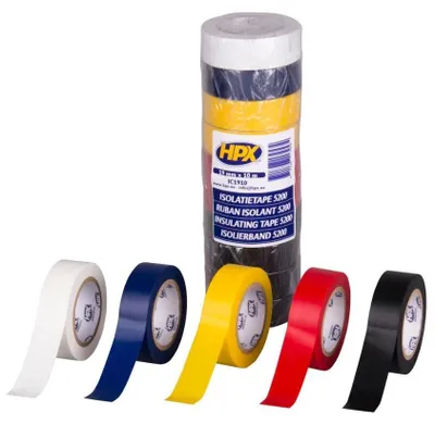 Immagine prodotto di Nastro isolante HPX IC1910, 0,15 mm, 19 mm, PVC, 10 m