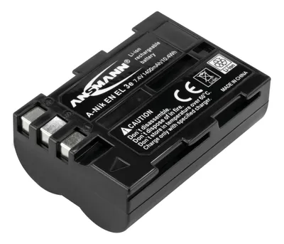 Produktbild von ANSMANN Li-Ion Akku A-Nik EN EL 3e 7,4V, 1400mAh, Leistungsstarke Akkubatterie