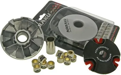 Image de Variomatique Racing avec poids de rechange 16 mm KW pour Explorer Baotian CPI Generic Keeway 50ccm 2 temps