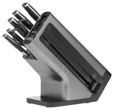 Produktbild von Ninja Foodi StaySharp, Schlitzmesserblock, Edelstahl, Schwarz, Silber, andere