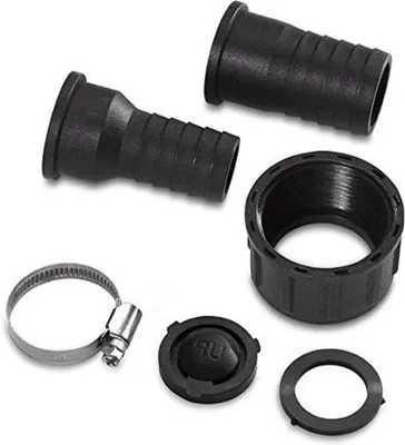 Image de Raccord de tuyau pour tuyau d'aspiration 1 1/4" - Universel - Métallique - Noir - 6.997-418.0