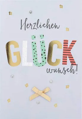 Produktbild von Depesche Klappkarten Gruß von Herzen : Herzlichen Glückwunsch! Klappkarten Gruß von Herzen: Herzlichen Glückwunsch!
