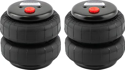 Produktbild von 2X Zawieszenie pneumatyczne Standardowe mieszki powietrzne Sprężyna powietrzna 2500 LBS Poduszki zawieszenia pneumatycznego do samochodów ciężarowych