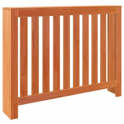 Zdjęcie produktu dla vidaXL Grzejnik boazeryjny woskowany brązowy 108,5x19x84 cm lite drewno