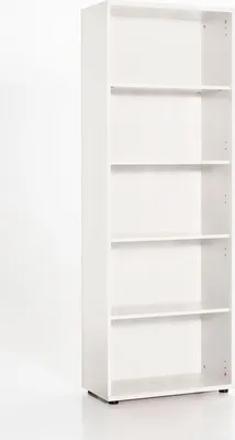 Produktbild von Aktenregal 5 OH, STETTIN-16 weiss B x H x T:  65 x 182 x 34 cm