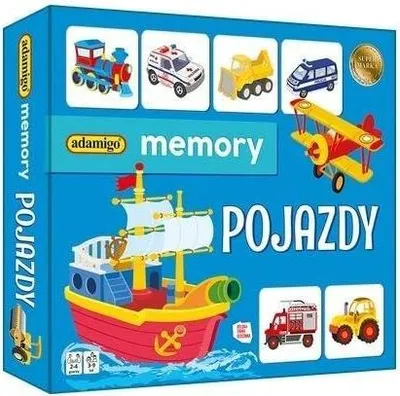 Obrázek produktu pro Vozidla Paměťová hra Adamigo 07257