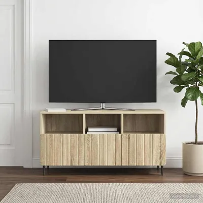 Obrázek produktu pro vidaXL TV skříňka Sonoma dub 102 x 34,5 x 50 cm dřevotřísková deska