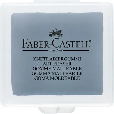 Immagine prodotto di Faber-Castell 127220 Cancellino per impastare ART ERASER grigio, in scatola di plastica