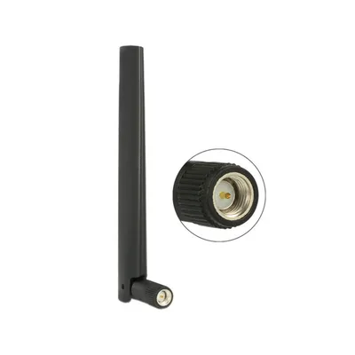 Produktbild von DeLOCK 88968, 4,3 dBi, IEEE 802.11b, IEEE 802.11g, IEEE 802.11n, 50 Ohm, Omnidirektionale Antenne, SMA, Vertikale Polarisation