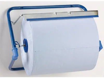 Produktbild von 1x Wandhalter für Putztuchrollen bis max. 40cm, aus Aluminium