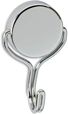 Zdjęcie produktu dla MAUL Magnes okrągły 1 sztuka 50 kg stal metal neodym z haczykiem 7,7 x 4,6 x 2,8 cm srebrny