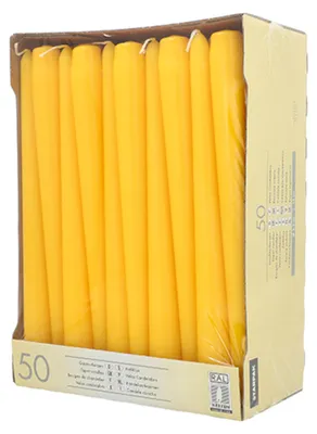 Produktbild von Papstar 17970, Rund, Gelb, 7 h, 50 Stück(e)