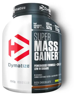 Produktbild von Dymatize Super Mass Gainer (2943g) Rich Chocolate - Gewichtszunahme - Mit Kreatin