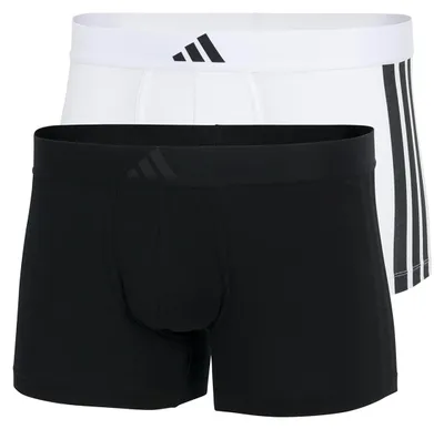 Produktbild von Adidas Low Rise Trunk (2PK) - Active Flex Baumwolle 3 Stripes - Bequeme Unterwäsche