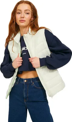 Zdjęcie produktu dla Jack & Jones 12224641_23_S, Puchówka, Uni , Dorosły, Zamek błyskawiczny, Nylon, Biały