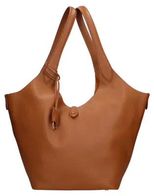 Produktbild von Chiara Ferretti Handtasche Echtleder Blaugrau Carys Chic blu jeans ONE 48x30x7 cm 22535-D24 BLU JEANS
