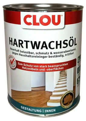 Produktbild von CLOU Hartwachs-Öl flüssig farblos 0,75 l