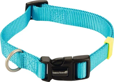 Produktbild von Beeztees Uni - Hundehalsband - Nylon - Hellblau - 35-50 cm x 20 mm
