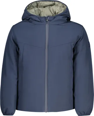 Produktbild von Nachhaltige blaue Kinderjacke mit Kapuze – Wasserabweisend & Stylisch