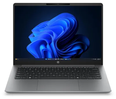 Zdjęcie produktu dla Laptop HP E0TQ2AT, procesor Intel Core 5 120U, ekran 35,6 cm (14"), rozdzielczość WUXGA, 12 GB pamięci DDR5-SDRAM, dysk SSD 512 GB, Wi-Fi 7 (802.11be), system Windows 11 Pro, kolor srebrny