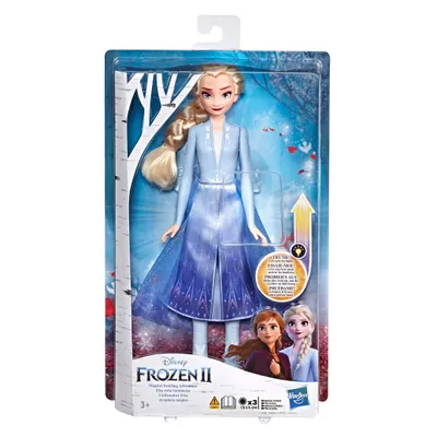 Produktbild von Hasbro Elsa Magical Swirling, Modepuppe, Weiblich, 3 Jahr(e), Mädchen, Lichteffekte, Hellblau
