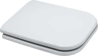 Produktbild von WC-Deckel kompatibel mit Modell Conca mit Universalscharnieren grau