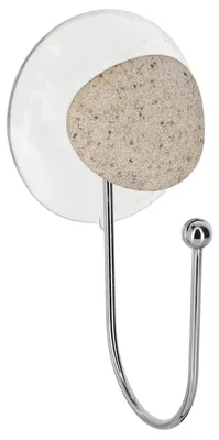 Produktbild von Metalhaken auf saugnapf 1 deco - kieselstein - Tendance