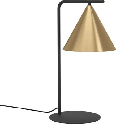 Produktbild von NARICES Tischleuchte Tischbeleuchtung - L29,5 x B22 x H50 cm - schwarz - 1X40W exkl. - IP20