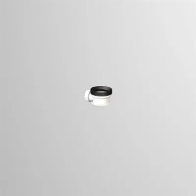 Image de Garniture de trop-plein Laufen, 70 × 50 × 87 mm, pour céramique sanitaire, blanc/noir, 1 pièce
