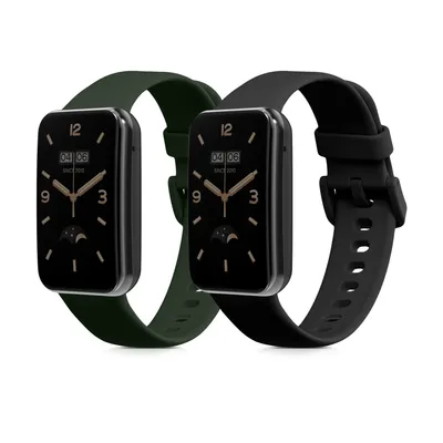 Produktbild von kwmobile 2x Sportarmband kompatibel mit Xiaomi Mi Band 7 Pro Armband - Fitnesstracker Band Set aus TPU Silikon