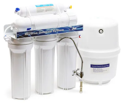 Umkehrosmoseanlage 5-stufig 190 l/Tag mit Boosterpumpe