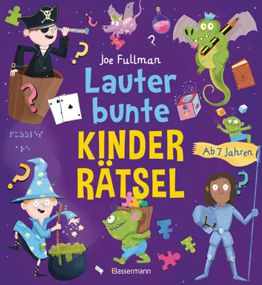 Produktbild von Lauter bunte Kinderrätsel ab 7 Jahren
